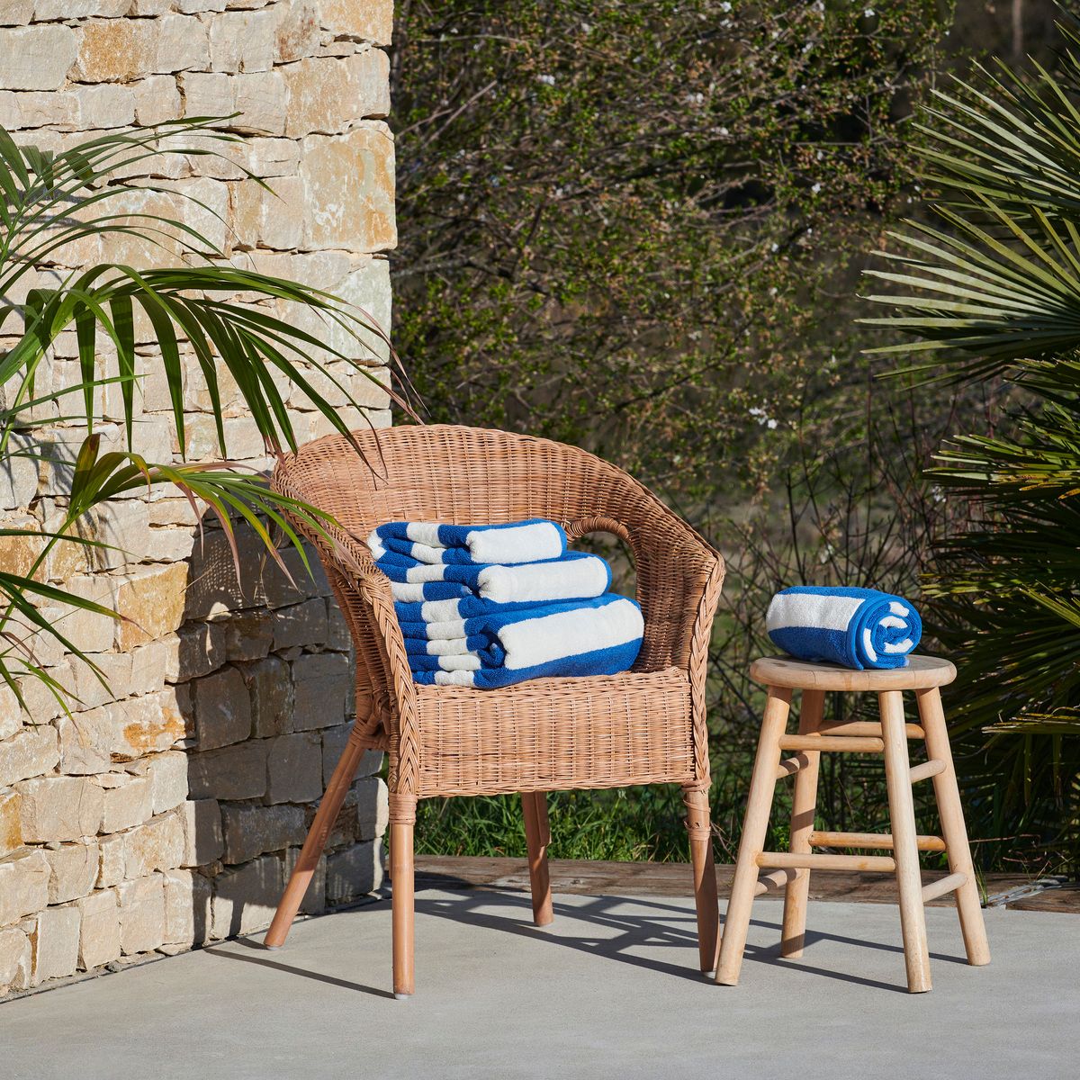 Summer Club™ Coastal Blue Beach Towel