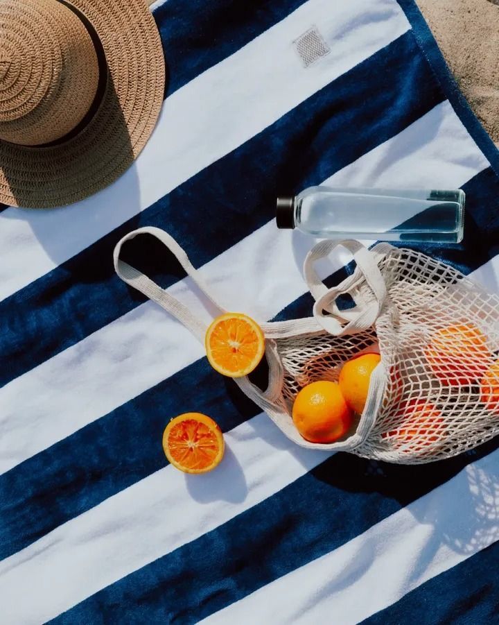 Summer Club™ Coastal Blue Beach Towel